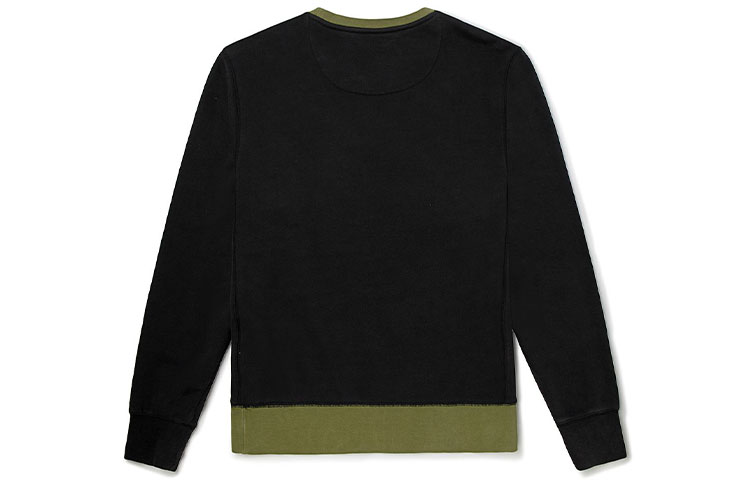 Lookbook Sudadera Unisex Vans x Nigel Cabourn Negra con Estampado de Pintura al Óleo. VN0A4VLWH9H