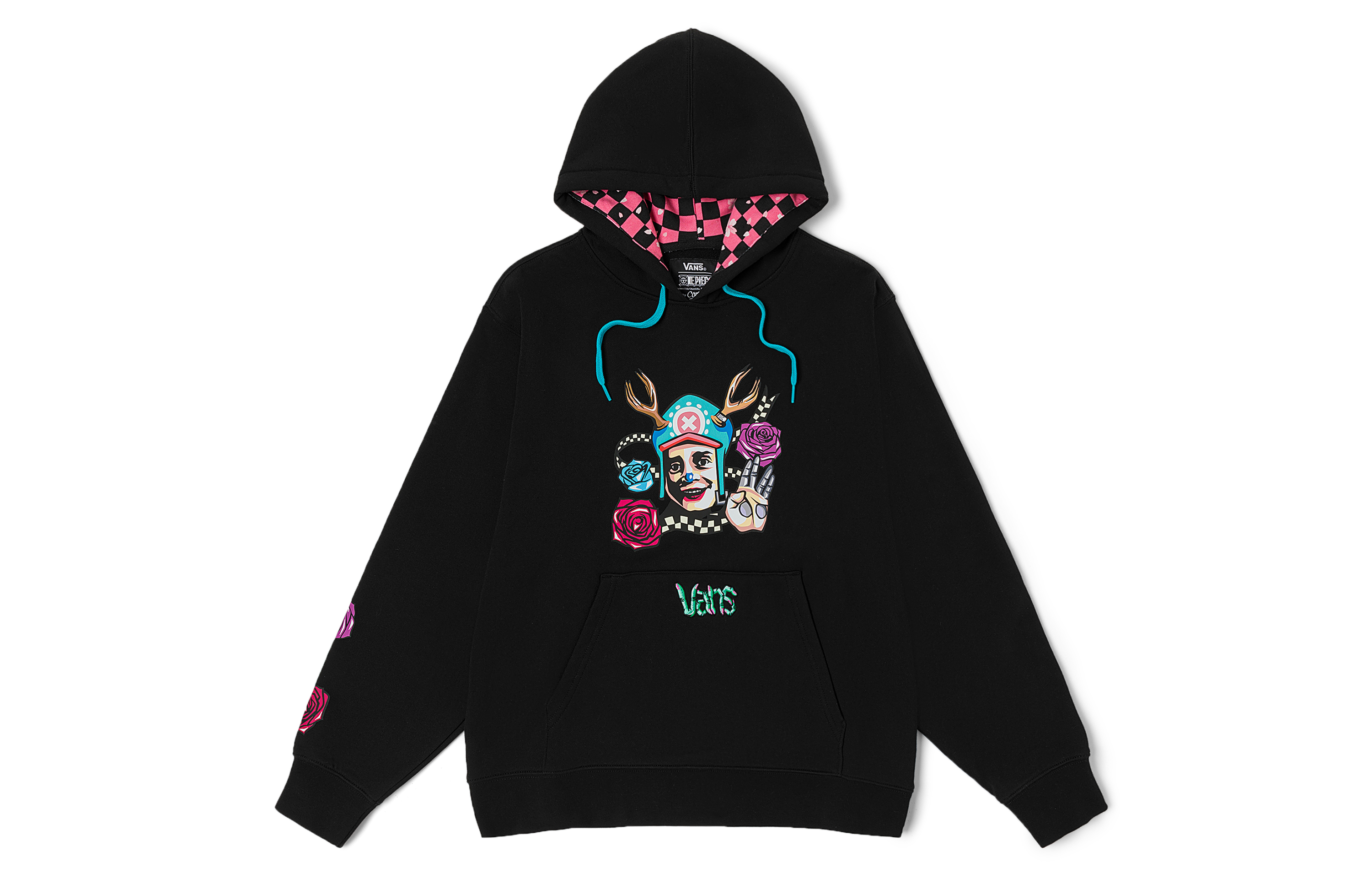 Vans One Piece Chopper Hoodie Black Unisex Limited Collaboration VN0008FUBLK