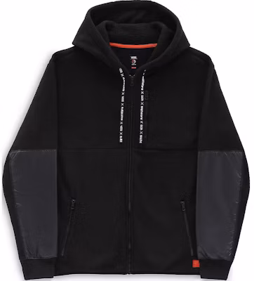 Vans x Raeburn Black Solid Color Hooded Jacket Collaboration VN0000B2BLK Buy Vans x Raeburn Black Solid Color Hooded Jacket Collaboration VN0000B2BLK