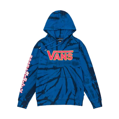 Vans Sailor Moon Collab Blue Cartoon Logo Print Hoodie Unisex VN0000AD7WM