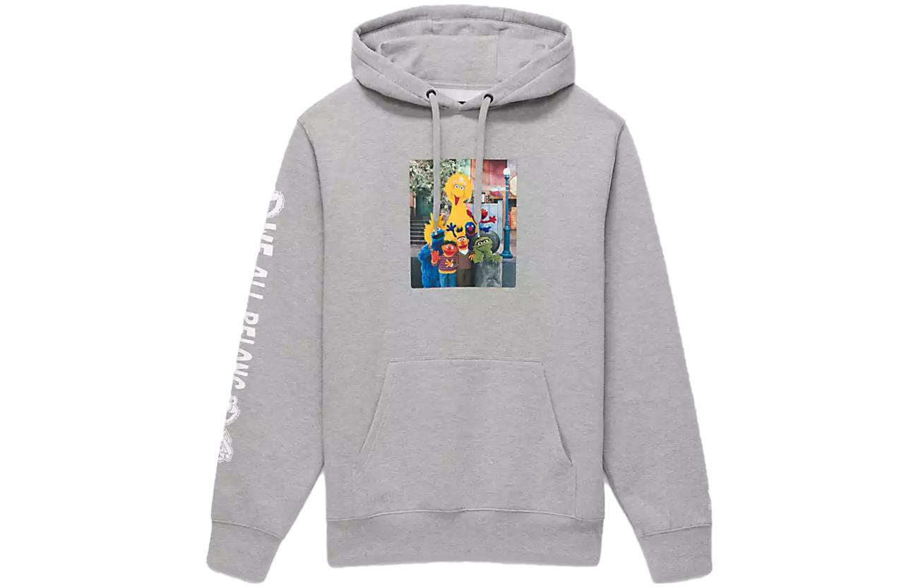 Vans Sesame Street SS23 Photo Print Hoodie Unisex Grey VN0008HM02F