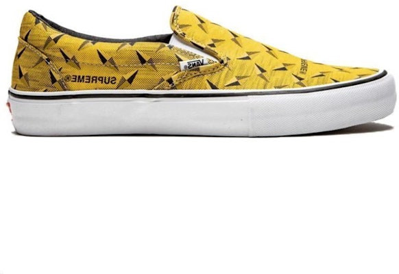 Vans X Supreme Slip-On SS19 Koleksi Diamond Plate Kuning SUP-SS19-10060 Order Vans X Supreme Slip-On SS19 Koleksi Diamond Plate Kuning SUP-SS19-10060