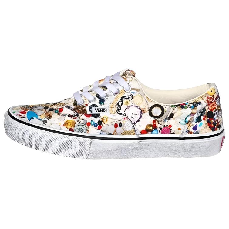Vans x Supreme x Mike Kelley Era White Skate Shoes Comfortable Fit VN00110ANTR