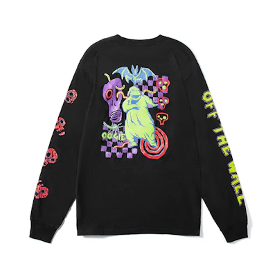 Vans The Nightmare Before Christmas Black Letter Print Crewneck Sweatshirt VN0A49O1TA5
