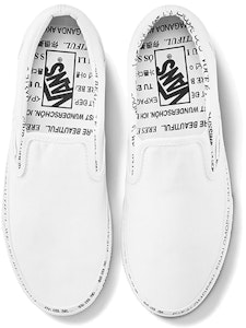 Vans 我们是美丽经典懒人鞋 “白黑” VN0A4U382Q2 Lookbook Vans 我们是美丽经典懒人鞋 “白黑” VN0A4U382Q2