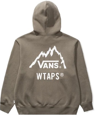 Sudadera con capucha Vans x WTAPS Verde Oliva Ajuste Suelto con Letras en la Espalda. VN0A7SPSYLS Lookbook Sudadera con capucha Vans x WTAPS Verde Oliva Ajuste Suelto con Letras en la Espalda. VN0A7SPSYLS