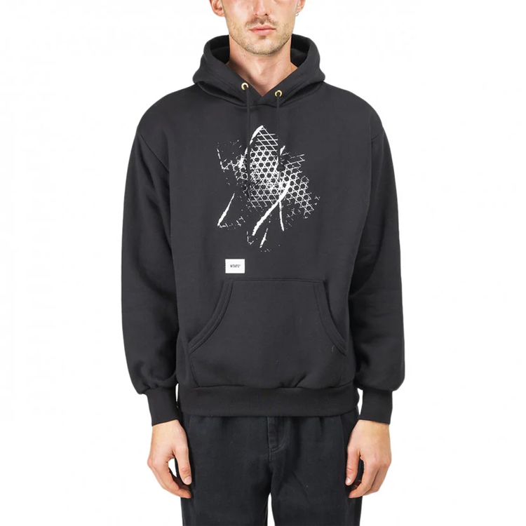 Vans WTAPS Crossbones Print Hoodie Black (Unisex Collaboration) VN0A4TRBBLK1 圖 4