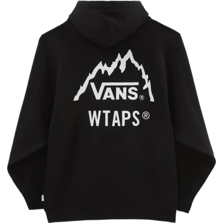 Vans x WTAPS Vault SS23  Black Letter Print Crewneck Sweatshirt. VN0A7SPSBLK1