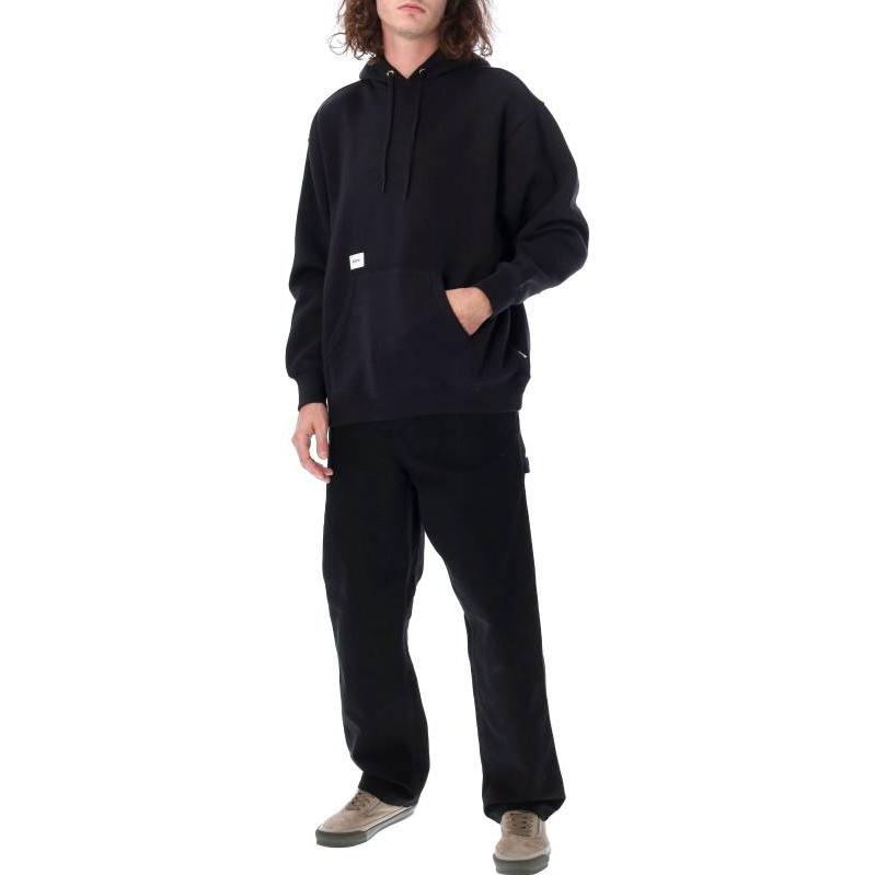 Shop Vans x WTAPS Vault SS23 黑色字母印花圓領衛衣 VN0A7SPSBLK1