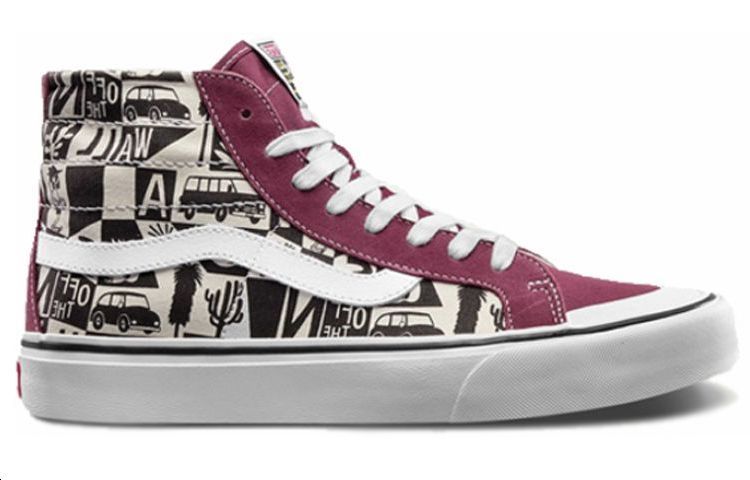 Order Vans×花井祐介 SK8-Hi ハイカット 赤白 VN0A3MV1VSF