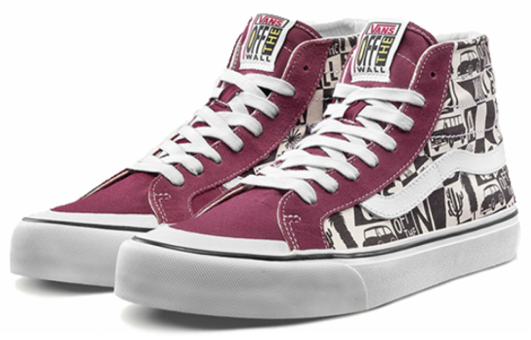 Lookbook Vans×花井祐介 SK8-Hi ハイカット 赤白 VN0A3MV1VSF