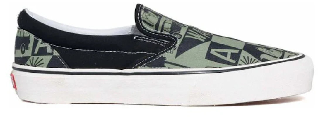 Vans x Yusuke Hanai Slip-On SF ''Grün'' VN0A3MUCVFW Order Vans x Yusuke Hanai Slip-On SF ''Grün'' VN0A3MUCVFW