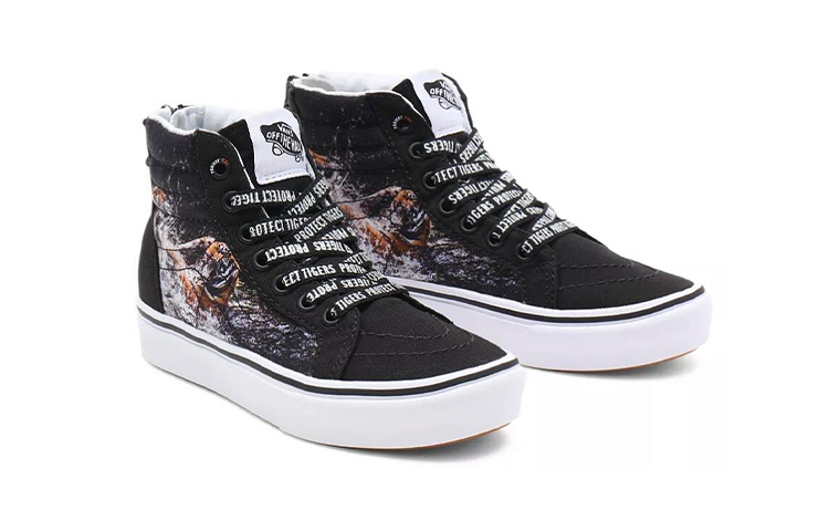 Lookbook 幼童 Y/Project x Vans SK8 HI 聯名款 潮流印花 高筒休閒板鞋 黑