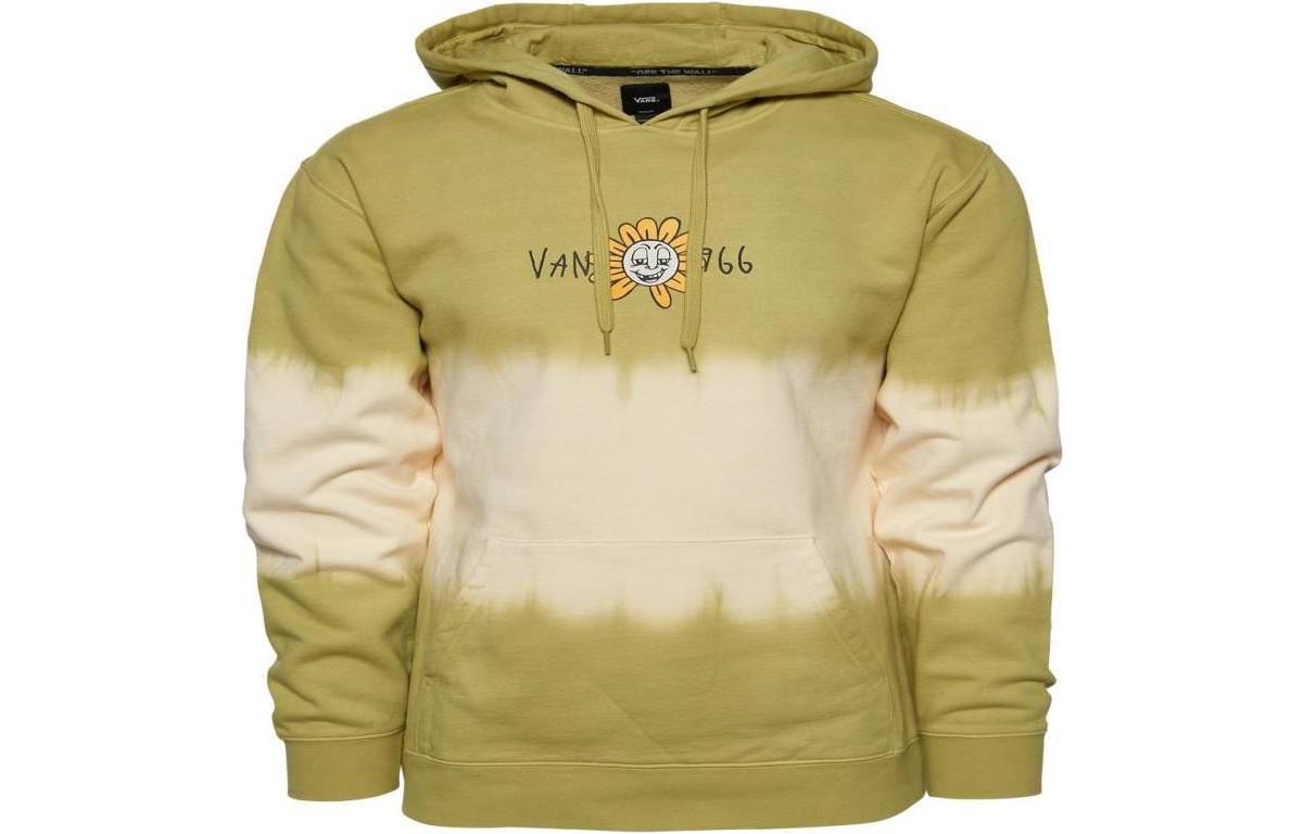 Vans Yellow Graphic Print Hoodie Long Sleeve VN0A4POLZG1