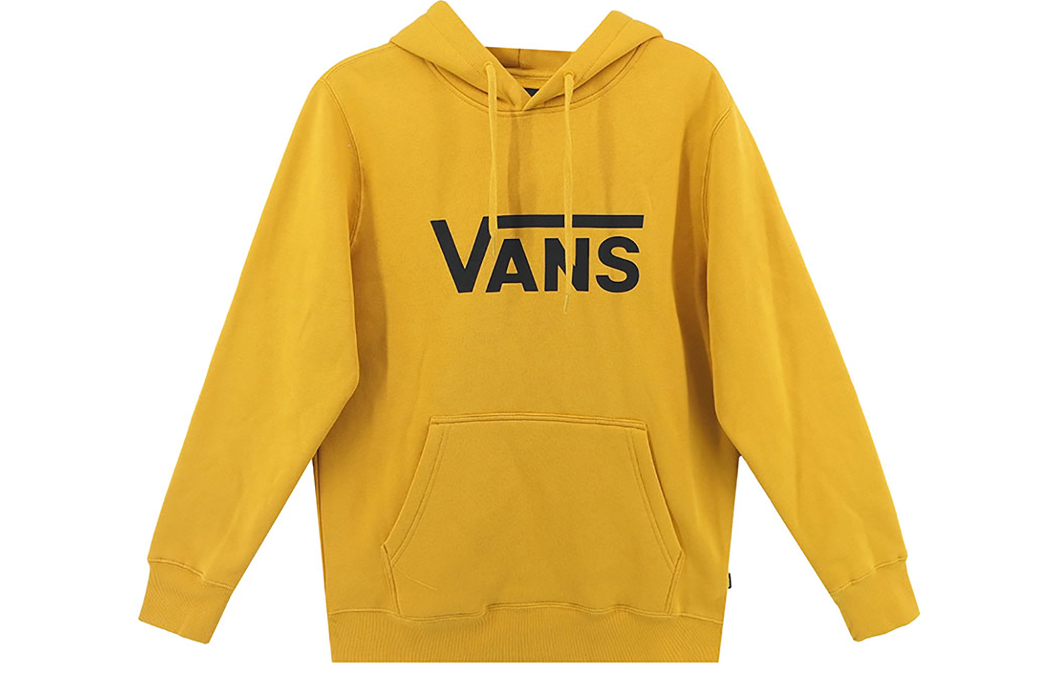 Vans Yellow Pullover Sweatshirt with Colorblock Logo - Unisex Winter Warmth VN0A5H87YWM