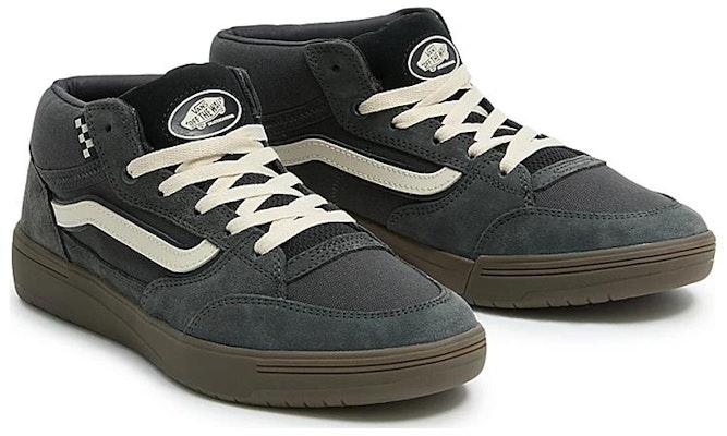 Vans 圓頭舒適 耐磨 中筒 滑板鞋 男女共用 黑色 Shop Vans 圓頭舒適 耐磨 中筒 滑板鞋 男女共用 黑色