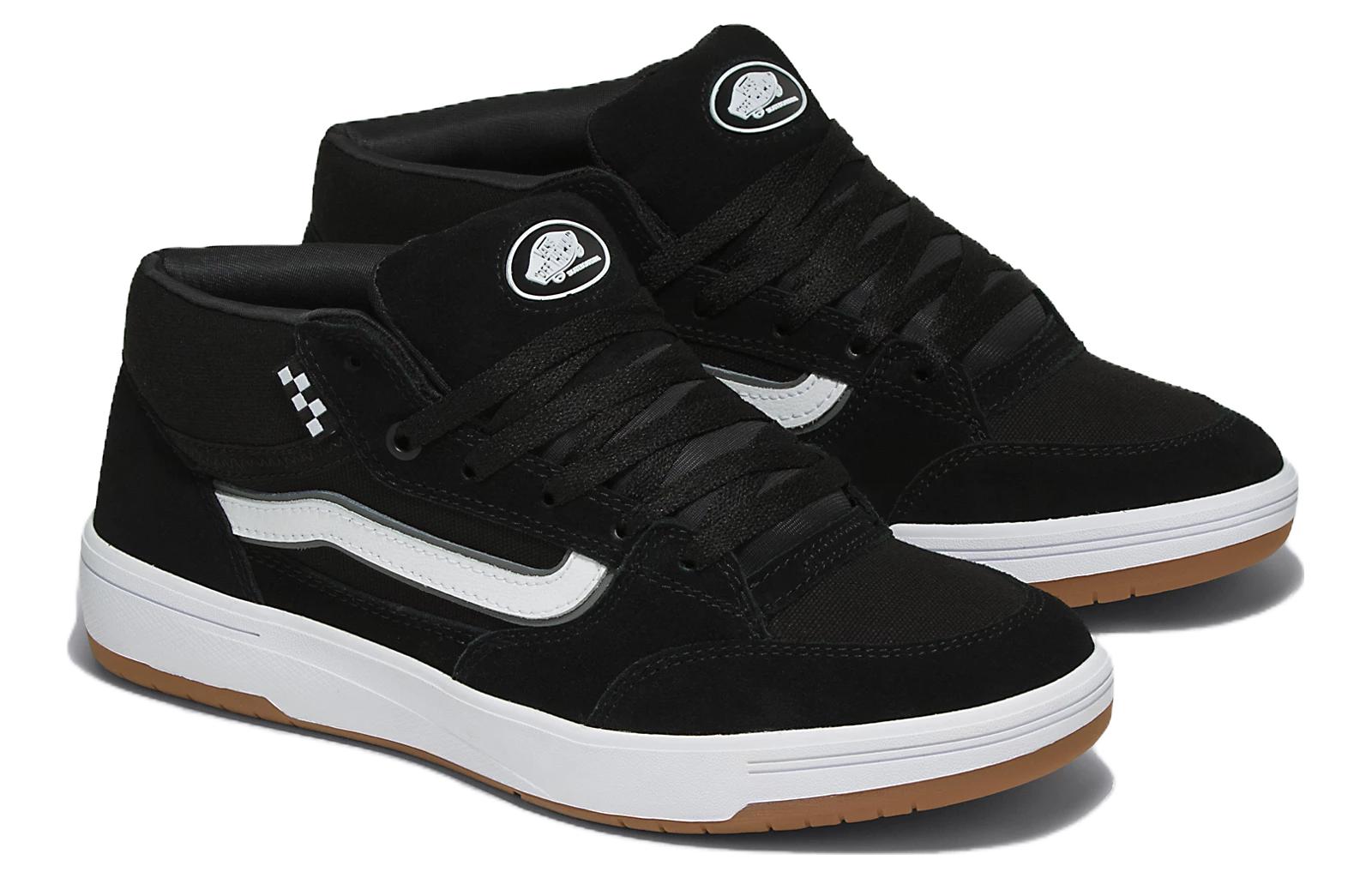 Lookbook Vans Zahba Mid Schoenen ''Zwart Wit'' VN000CBSBA2