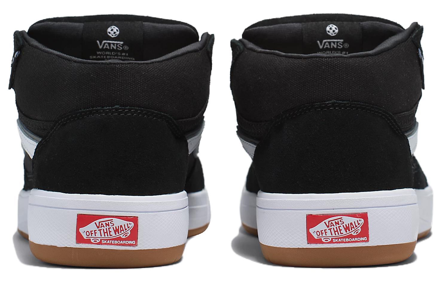 Shop Vans Zahba Mid Schoenen ''Zwart Wit'' VN000CBSBA2