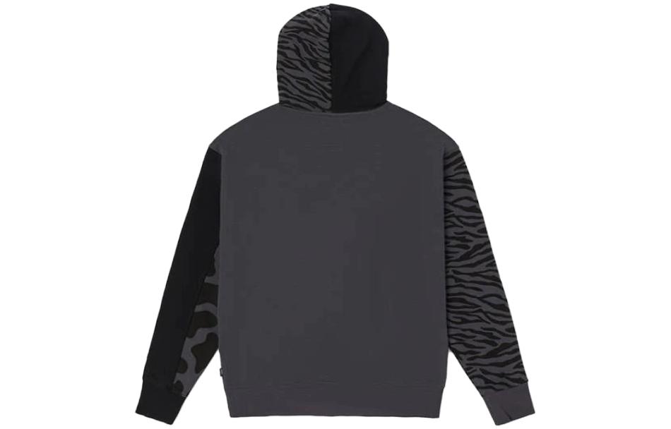 Lookbook Vans 斑馬紋拉鍊連帽長袖運動衫 灰色 VN0A7TOE1O7