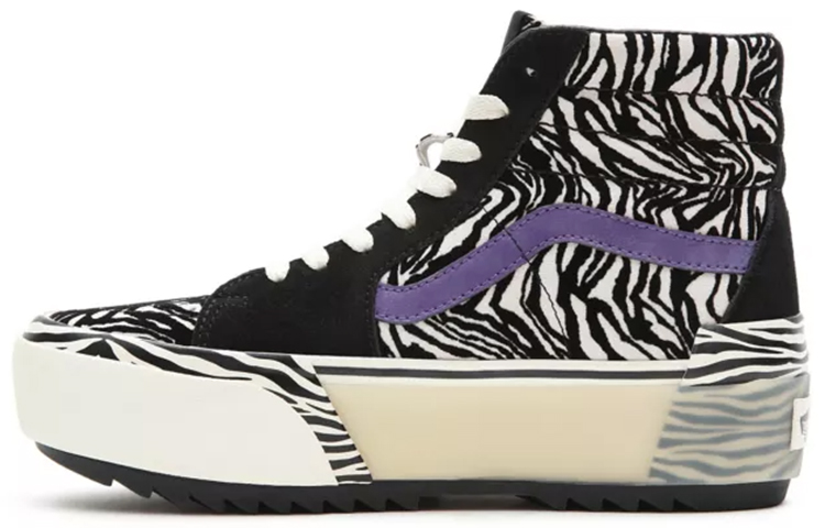 Buy Vans Zebra SK8-Hi Stacked 黑白斑馬紋高筒