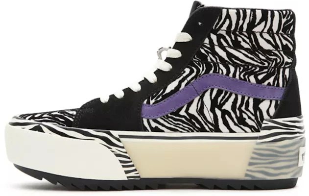Vans Zebra SK8-Hi Stacked 黑白斑馬紋高筒 Buy Vans Zebra SK8-Hi Stacked 黑白斑馬紋高筒