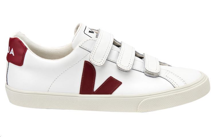 Order VEJA 3搭扣白色勃艮第魔术贴运动鞋 EL021672