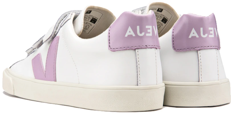 VEJA 3-Lock 白色/丁香紫魔術貼運動鞋休閒鞋 Lookbook VEJA 3-Lock 白色/丁香紫魔術貼運動鞋休閒鞋