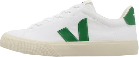 VEJA Campo Low-Top Sneakers 'White Green' CA0103144B VEJA Campo Low-Top Sneakers 'White Green' CA0103144B