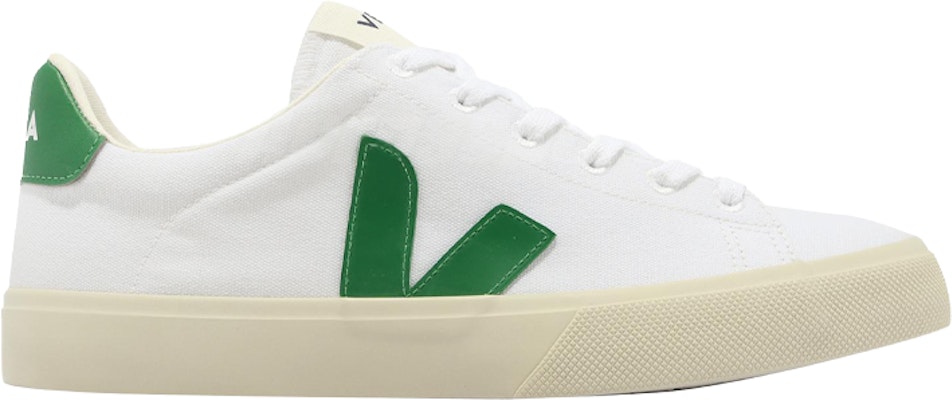 VEJA Campo Low-Top Sneakers 'White Green' CA0103144B Order VEJA Campo Low-Top Sneakers 'White Green' CA0103144B