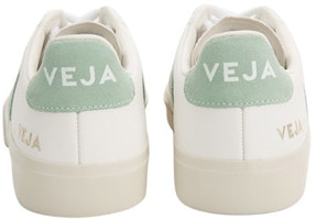 VEJA Campo 皮革 繫帶 時尚板鞋 男女皆宜 白綠色 Shop VEJA Campo 皮革 繫帶 時尚板鞋 男女皆宜 白綠色