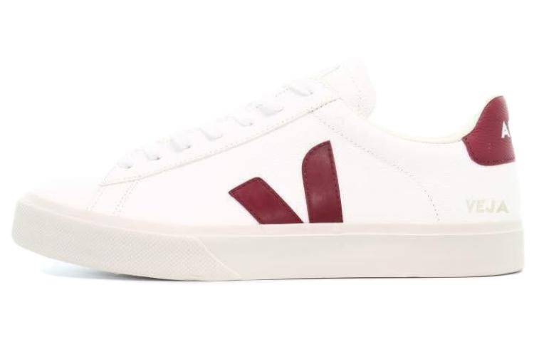 Buy VEJA Campo Kulit Tali Sepatu 'White Marsala' CP051371