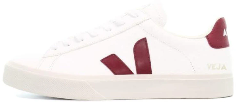 VEJA Campo Kulit Tali Sepatu 'White Marsala' CP051371 Buy VEJA Campo Kulit Tali Sepatu 'White Marsala' CP051371