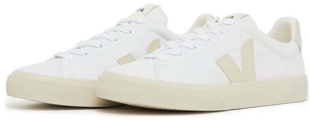 VEJA Campo Canvas Sneakers 'White Beige' CA0103129 Lookbook VEJA Campo Canvas Sneakers 'White Beige' CA0103129