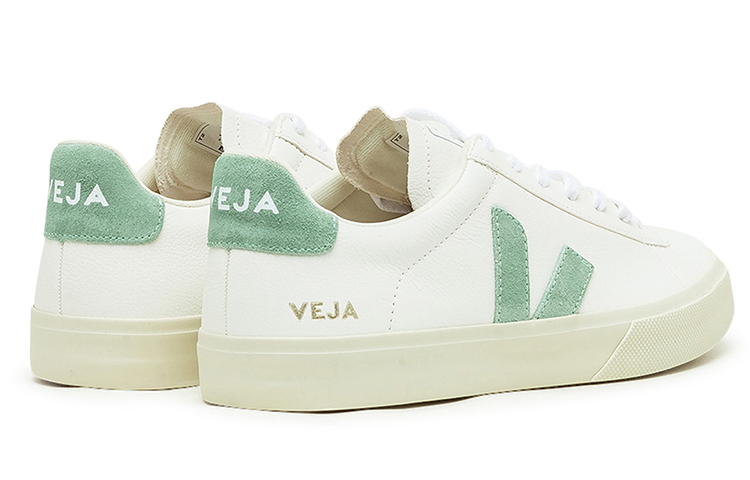 Shop VEJA Campo Chromefree 'Putih Matcha' CP052485B
