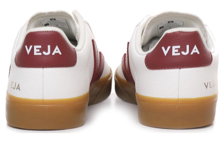 Shop VEJA Campo Chromefree 系带鞋 '白色 Marsala' CP0503154