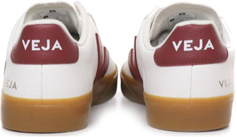 Shop VEJA Campo Chromefree 系带鞋 '白色 Marsala' CP0503154
