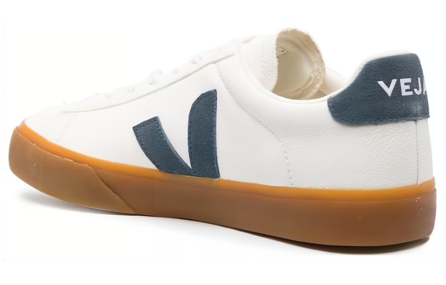 Lookbook VEJA Campo Chromefree Sneaker ''Weiß Dunkelblau'' CP0503318