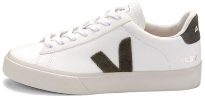 VEJA Campo Chromefree Lace-Up Sneakers 'White Khaki' CP052347 VEJA Campo Chromefree Lace-Up Sneakers 'White Khaki' CP052347