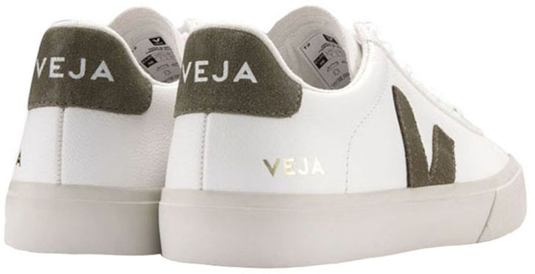 VEJA Campo Chromefree Lace-Up Sneakers 'White Khaki' CP052347 Lookbook VEJA Campo Chromefree Lace-Up Sneakers 'White Khaki' CP052347