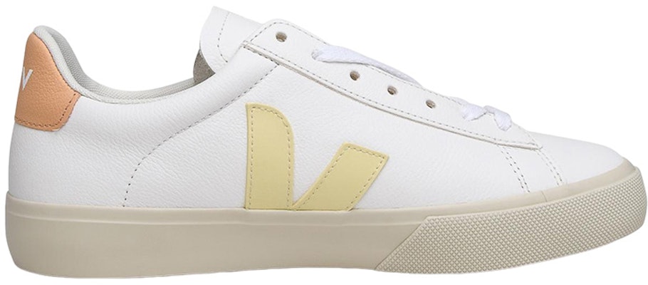 VEJA Campo Chromefree Lace-Up Sneakers 'White Yellow Oragne' CP0503140 Order VEJA Campo Chromefree Lace-Up Sneakers 'White Yellow Oragne' CP0503140
