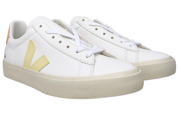 Lookbook Zapatillas VEJA Campo Chromefree 'Blanco Amarillo Naranja' CP0503140