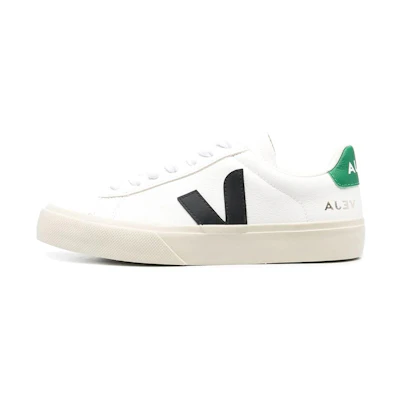VEJA Campo Chromefree Leather 'White Black Emeraude'