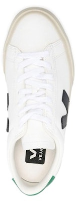VEJA Campo Chromefree Leather 'White Black Emeraude' CP0503155 Shop VEJA Campo Chromefree Leather 'White Black Emeraude' CP0503155
