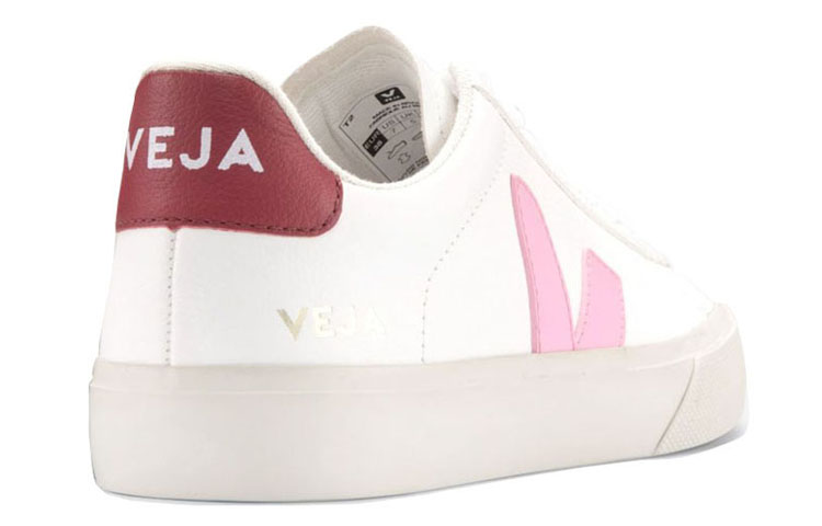 VEJA Campo Chromefree Leather 'White Guimauve Marsala' 圖 3