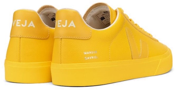 Veja X Mansur Gavriel 皮革低筒運動鞋 男女同款 黃色 Shop Veja X Mansur Gavriel 皮革低筒運動鞋 男女同款 黃色