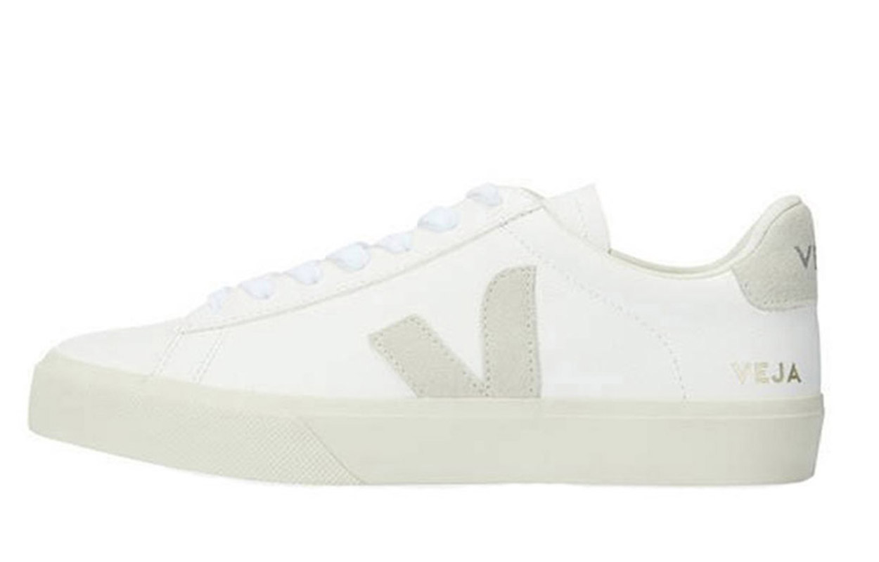 Buy VEJA FW21 牛皮革CAMPO系帶休閒運動鞋 白色