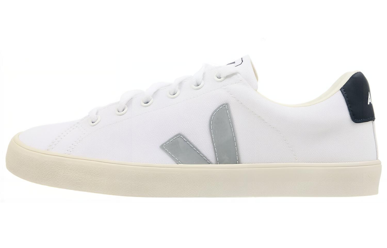 VEJA Campo Lace-Up Sneakers 'White Oxford Grey'