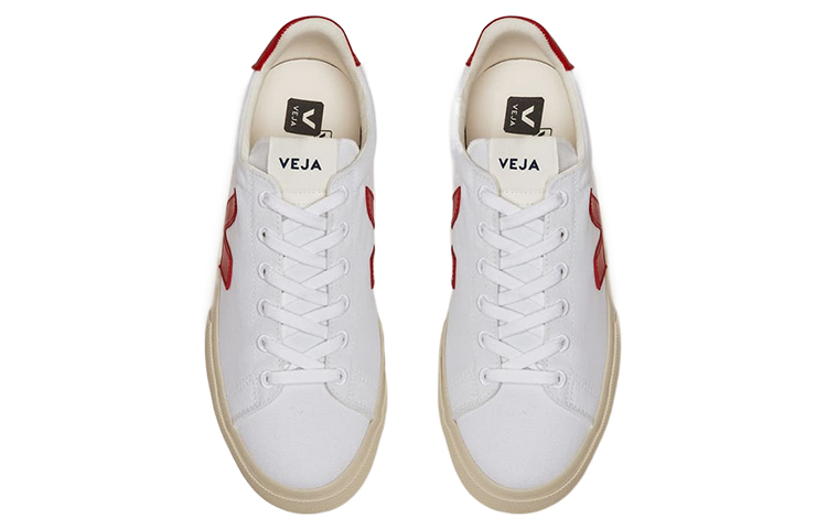 Lookbook VEJA Campo Kasut Sneakers 'Putih Merah' CA0103150M