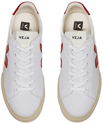 VEJA Campo Kasut Sneakers 'Putih Merah' CA0103150M Lookbook VEJA Campo Kasut Sneakers 'Putih Merah' CA0103150M