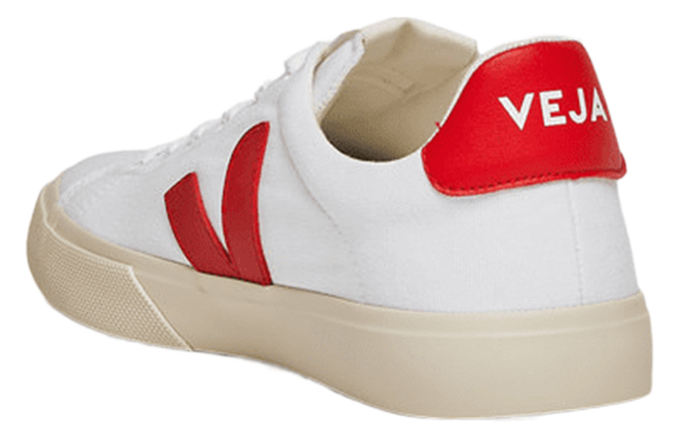 Shop VEJA Campo Kasut Sneakers 'Putih Merah' CA0103150M